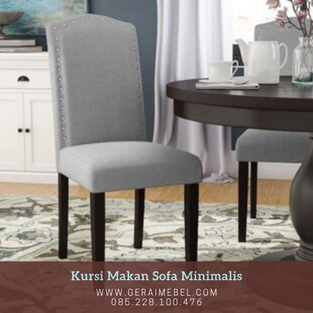 kursi makan, kursi makan minimalis, kursi makan jati, kursi makan sofa, kursi makan sofa kayu jati, kursi makan kayu jati