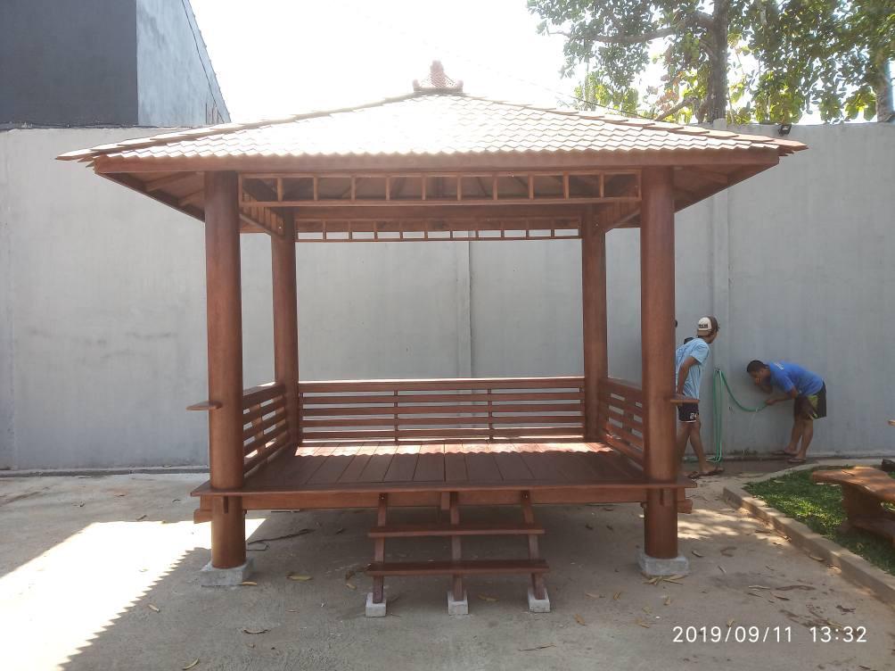gazebo, gazebo kayu, gazebo kayu minimalis, gazebo minimalis kayu, gazebo kayu jati, gazebo kayu kelapa, gazebo murah