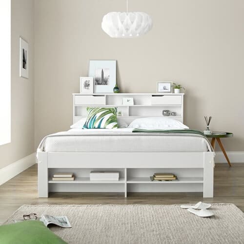 Tempat Tidur Modern Warna Putih