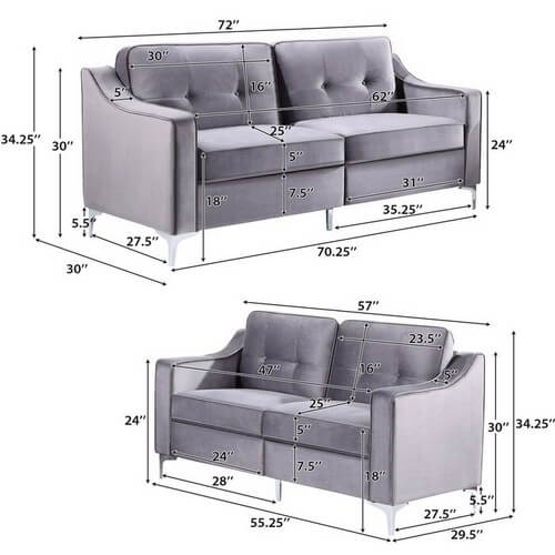 Ukuran Sofa Ruang Tamu