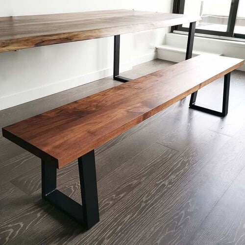 Bangku Kayu Jati Minimalis