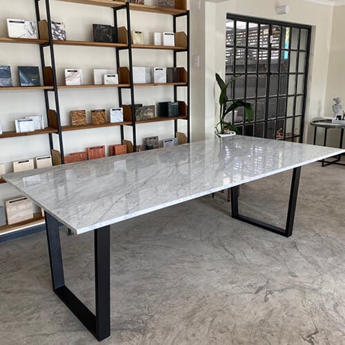 Meja Makan Granit Jepara