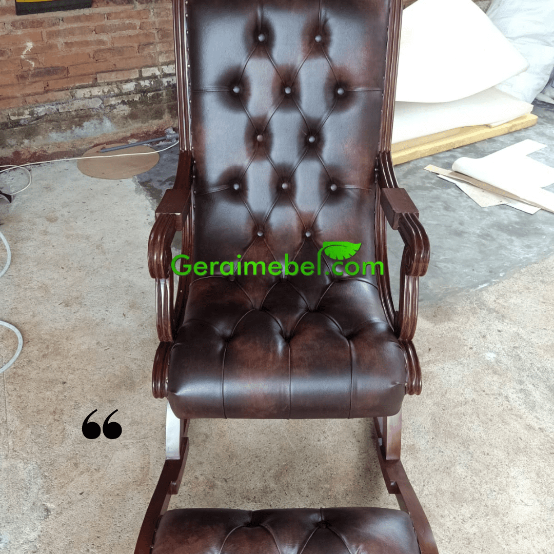 kursi goyang jati klasik