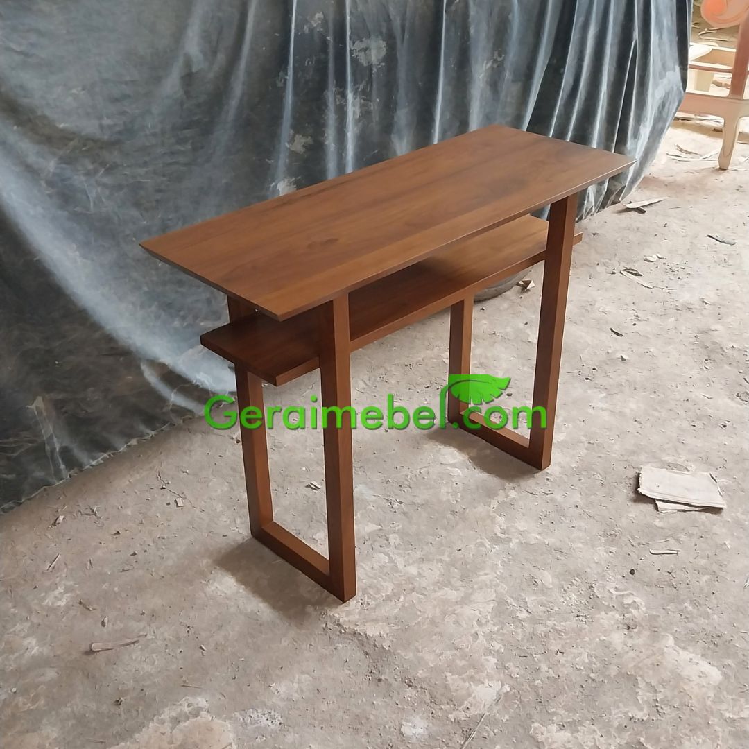 meja konsol jati