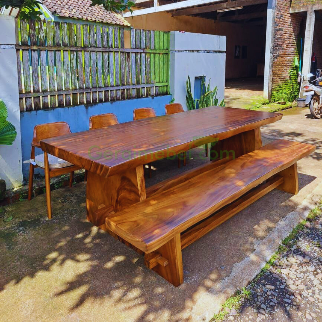 Set Meja Makan Solid