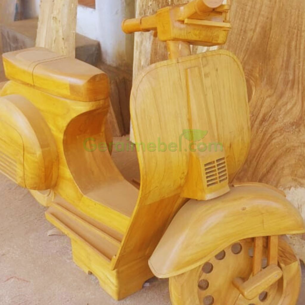 kerajinan motor kayu