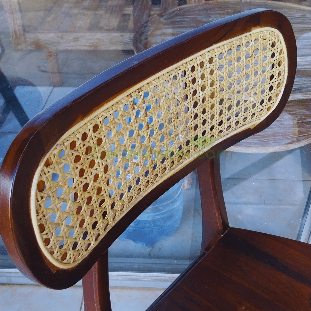 kursi rotan minimalis jati