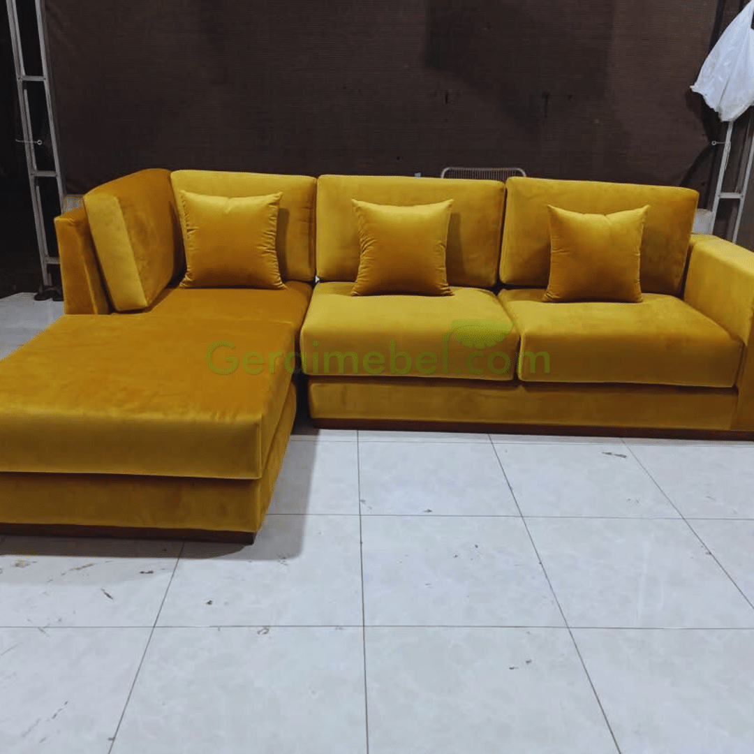 sofa tamu minimalis bentuk L
