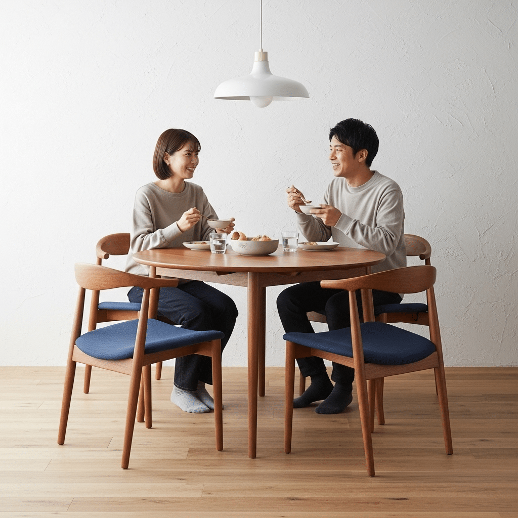 Set meja makan minimalis