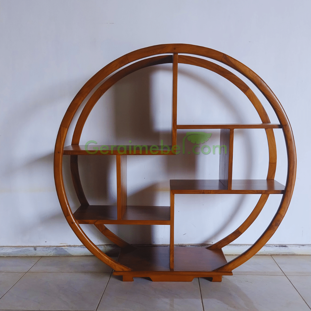 Rak Pajangan Lingkaran