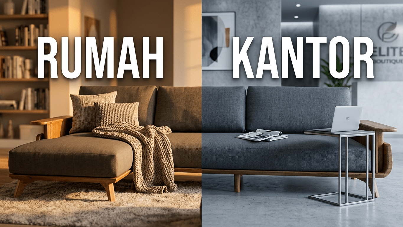 Sofa Tamu Minimalis Modern Elegant Pelangkap Ruang Tamu di Rumah, Hotel, Butik dan Kantor